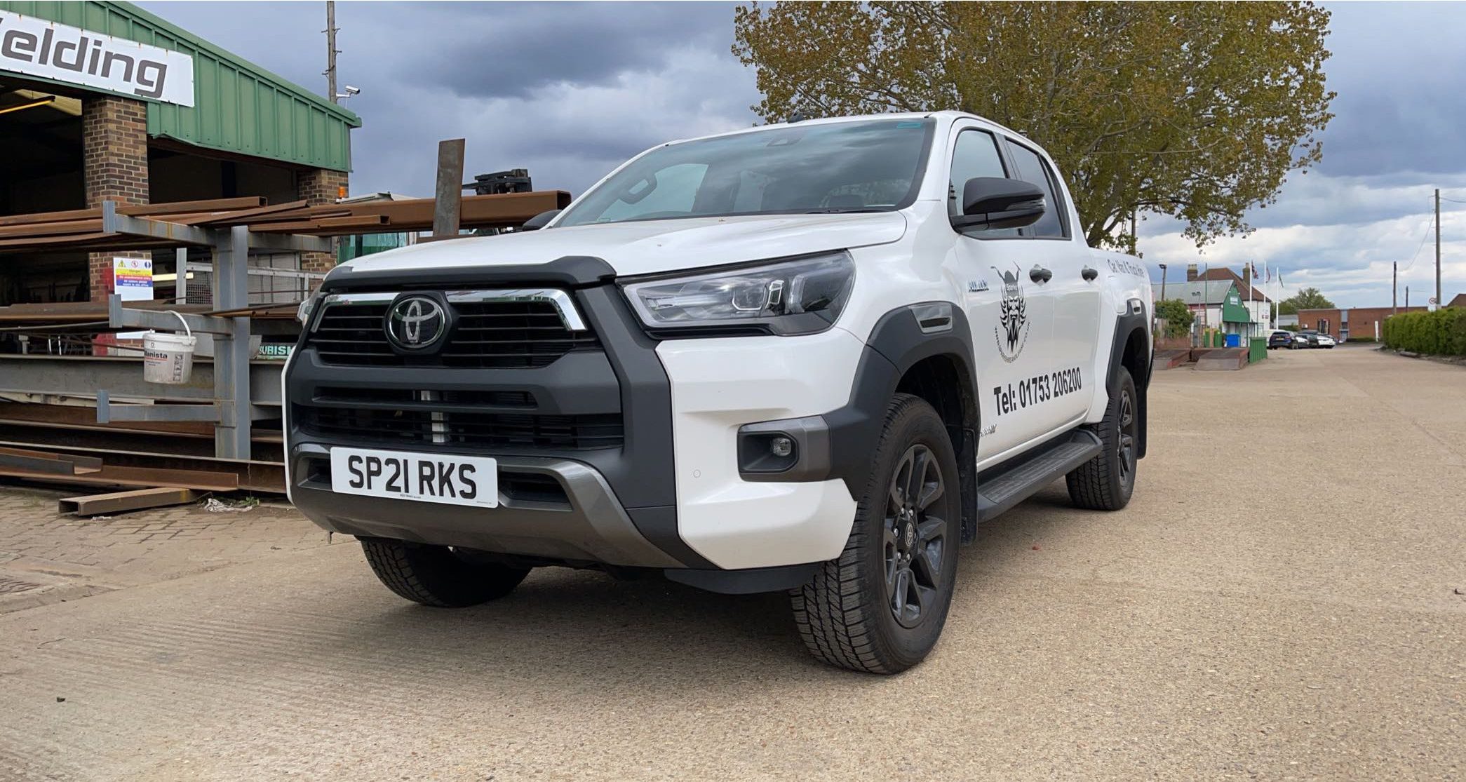 Toyota Hilux Invincible pickup available for hire near Heathrow