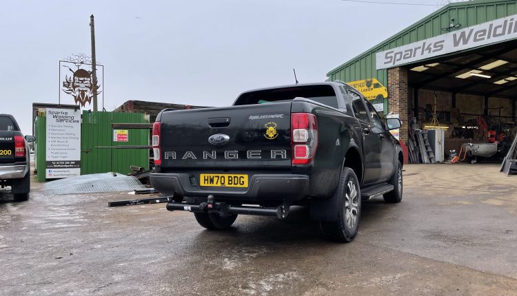 Sparks Ford Ranger 4x4 Hire & Lease Rear View Heathrow and West London