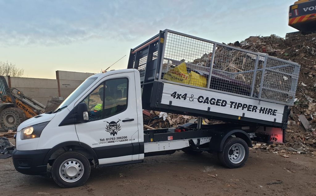 Sparks Caged Tipped for Rubbish Disposal Hire & Lease Heathrow and West London