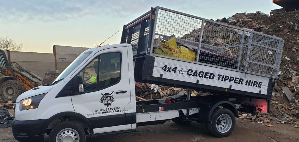Sparks Caged Tipped for Rubbish Disposal Hire & Lease Heathrow and West London
