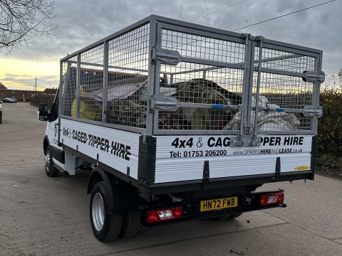 Sparks Caged Tipper Rear View Hire & Lease Heathrow and West London