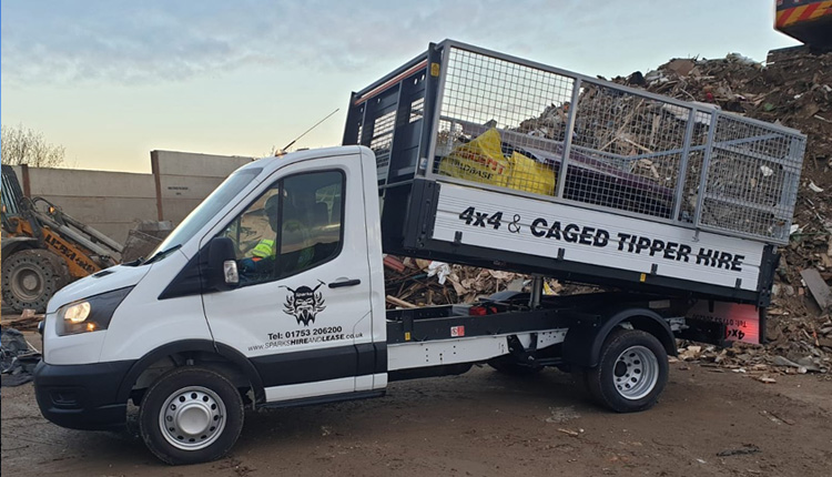 Caged Tipper Van Hire, Slough